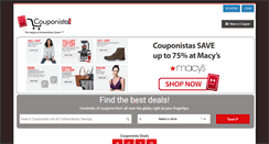 Desktop Screenshot of couponista.com